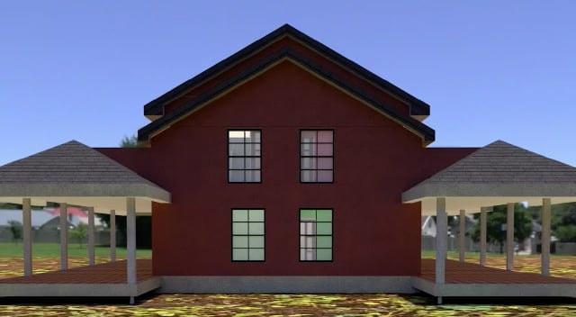 Exterior de vivienda moderna